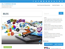 Tablet Screenshot of elcorreodemanzanillo.com.mx